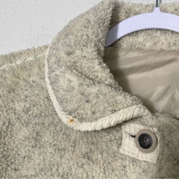 Vintage Tudor Court Button Front Speckled Fleece Jacket/Shacket Women's Size Med - Picture 8 of 16